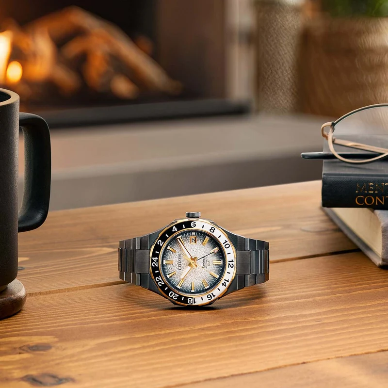 Citizen Series 8 NB6035-55H Herrenuhr Silber • Automatik GMT Kaliber 9054 • Limited Edition