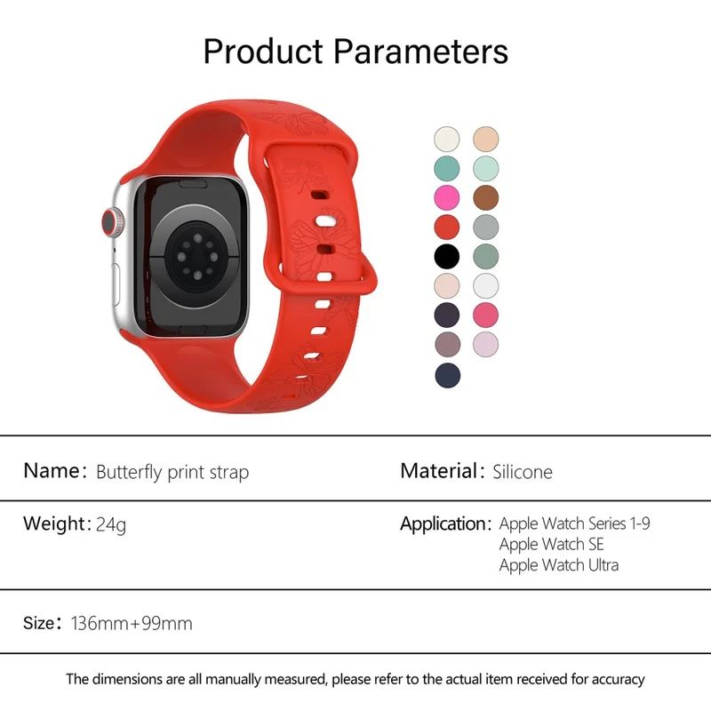 Unglaublich Süß Apple Smartwatch Silikon Universell Armband