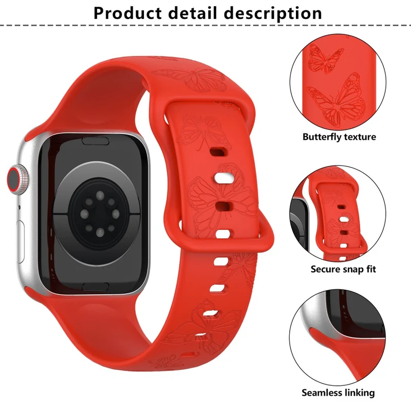 Unglaublich Süß Apple Smartwatch Silikon Universell Armband