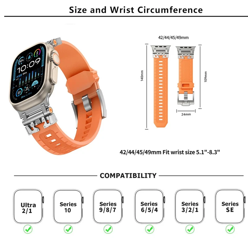 Wirklich Angenehm Apple Smartwatch Silikon Universell Armband