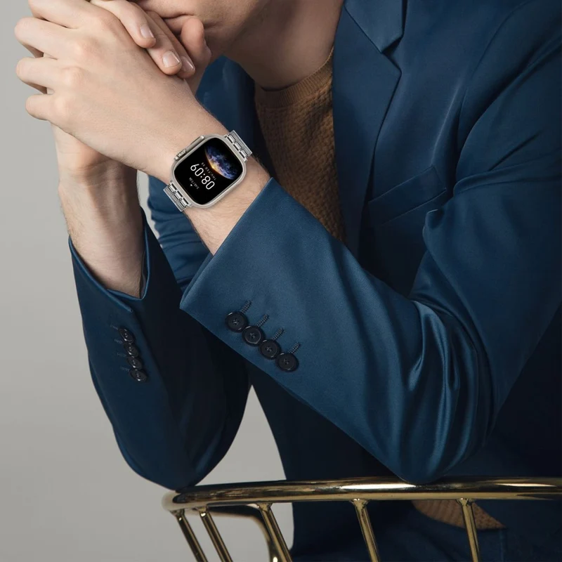 Bemerkenswert Komfortabel Apple Smartwatch Metall Universell Armband