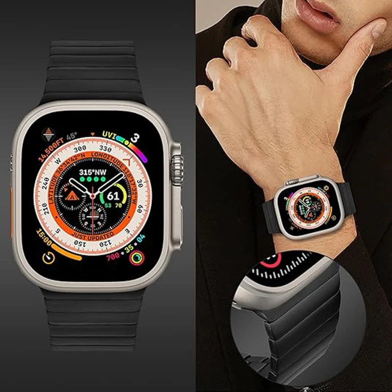 Bequem Apple Smartwatch Metall Universell Armband