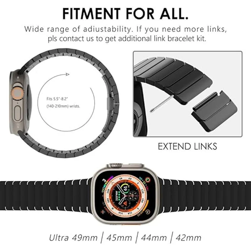 Bequem Apple Smartwatch Metall Universell Armband