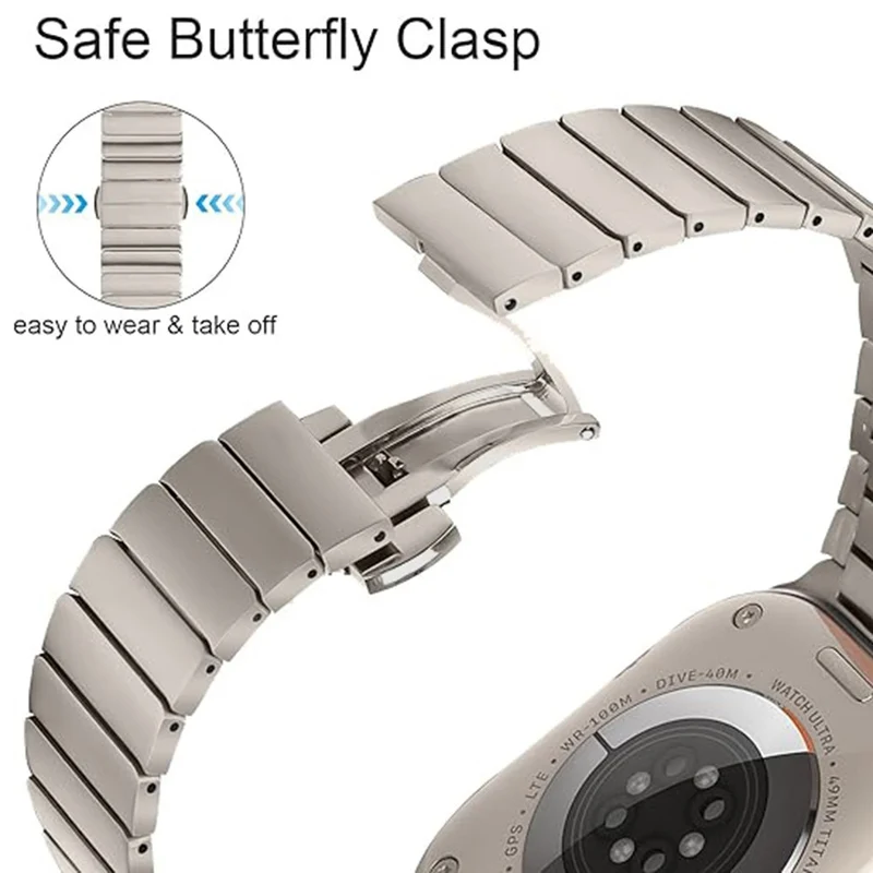 Bequem Apple Smartwatch Metall Universell Armband