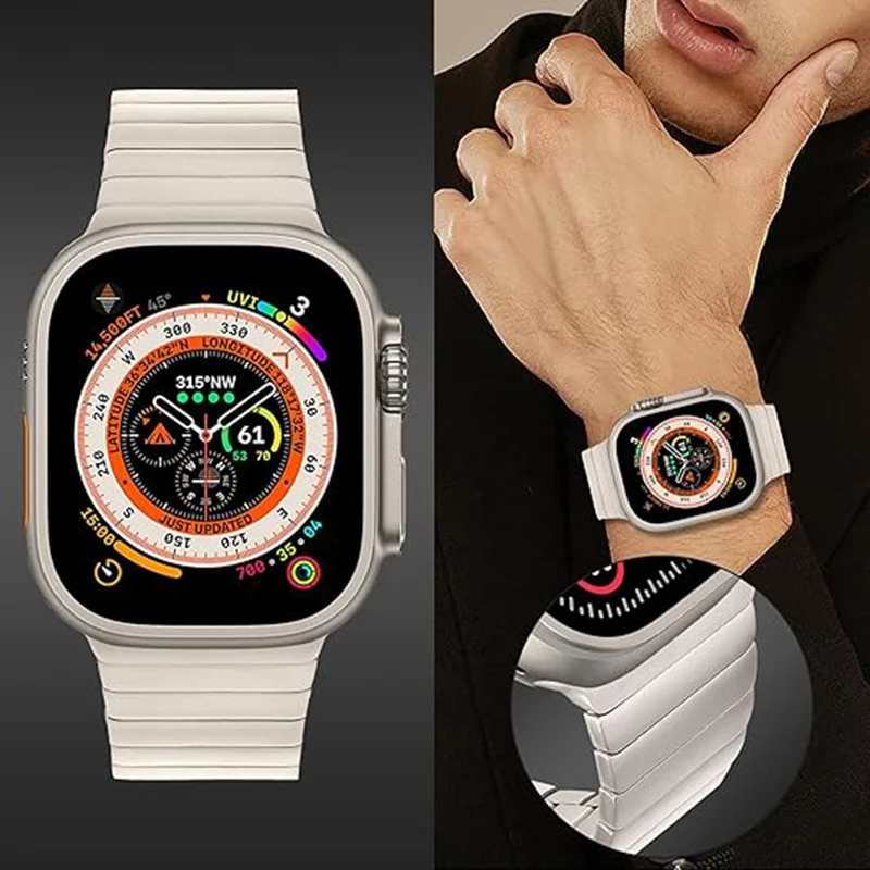 Bequem Apple Smartwatch Metall Universell Armband