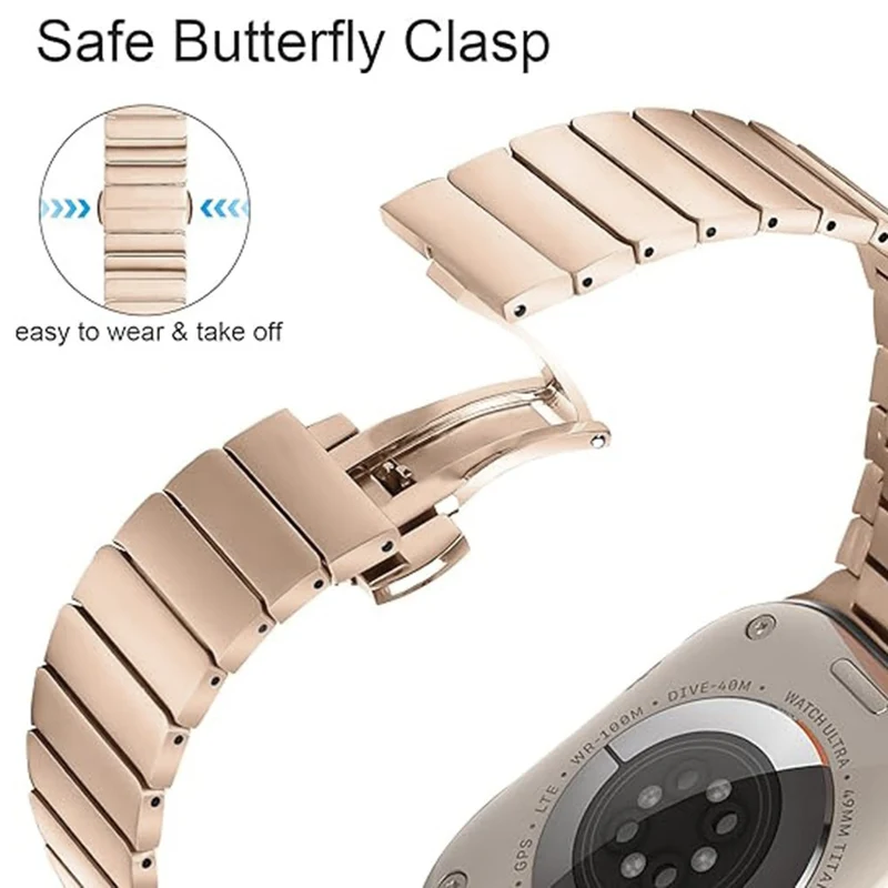 Bequem Apple Smartwatch Metall Universell Armband