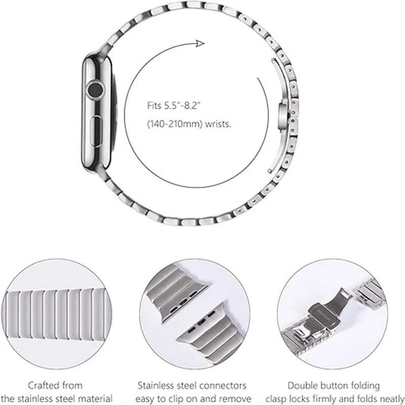 Bequem Apple Smartwatch Metall Universell Armband