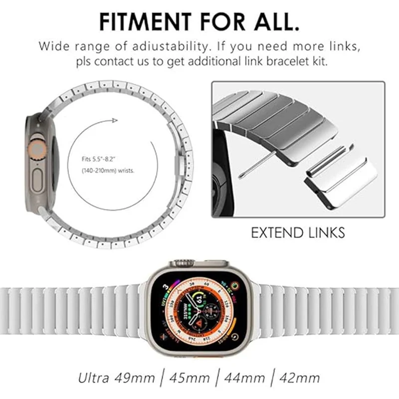 Bequem Apple Smartwatch Metall Universell Armband