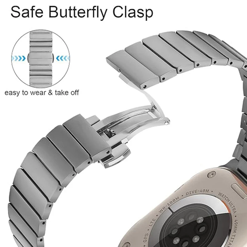Bequem Apple Smartwatch Metall Universell Armband