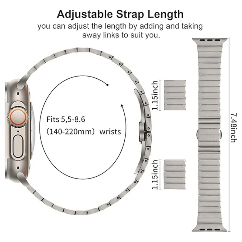 Super Fantastisch Apple Smartwatch Metall Universell Armband