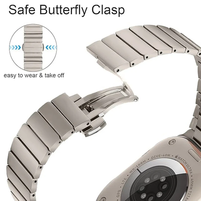 Absolut Fantastisch Apple Smartwatch Metall Universell Armband