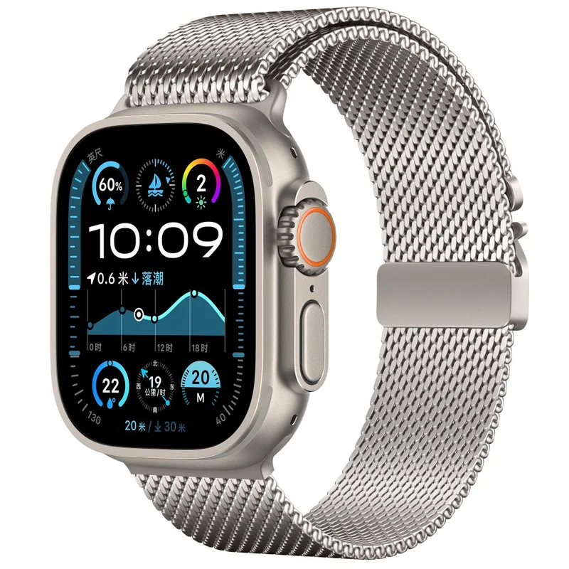 Auffallend Angenehm Apple Smartwatch Metall Universell Armband