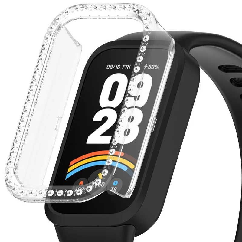 Schützend Xiaomi Smart Band 9 Active / Xiaomi Redmi Band 3 Strass Hülle