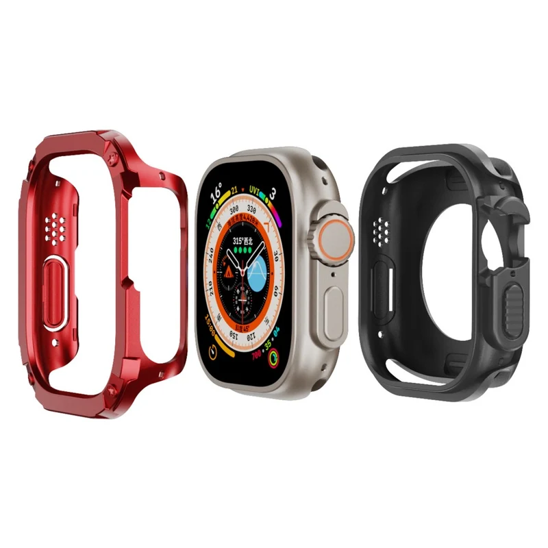 Flexibel Apple Watch Ultra 2 / Apple Watch Ultra Silikon Universell Armband