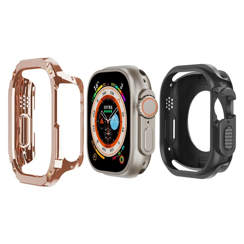 Flexibel Apple Watch Ultra 2 / Apple Watch Ultra Silikon Universell Armband