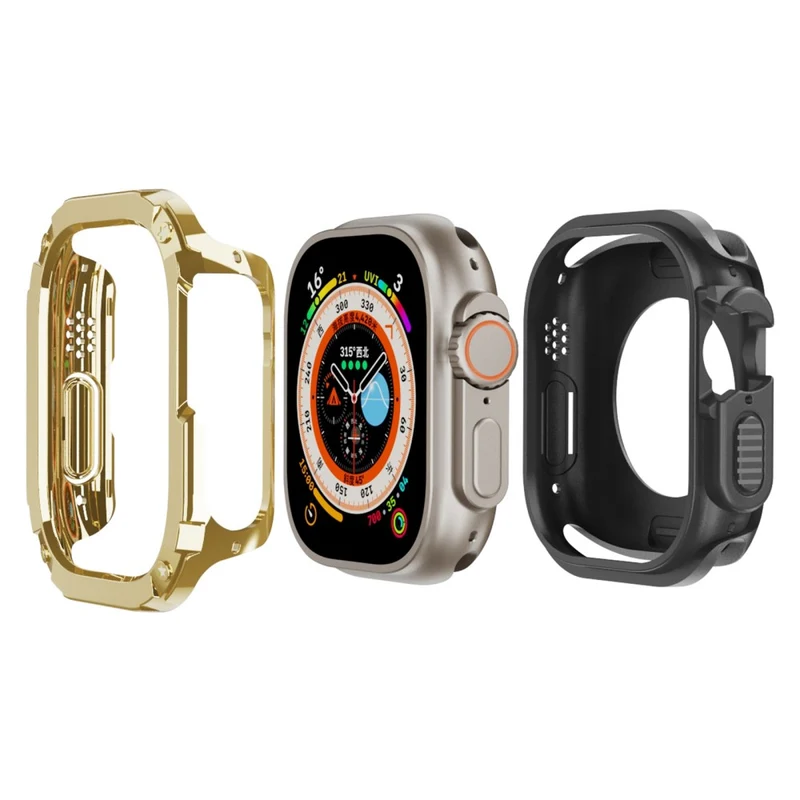 Flexibel Apple Watch Ultra 2 / Apple Watch Ultra Silikon Universell Armband