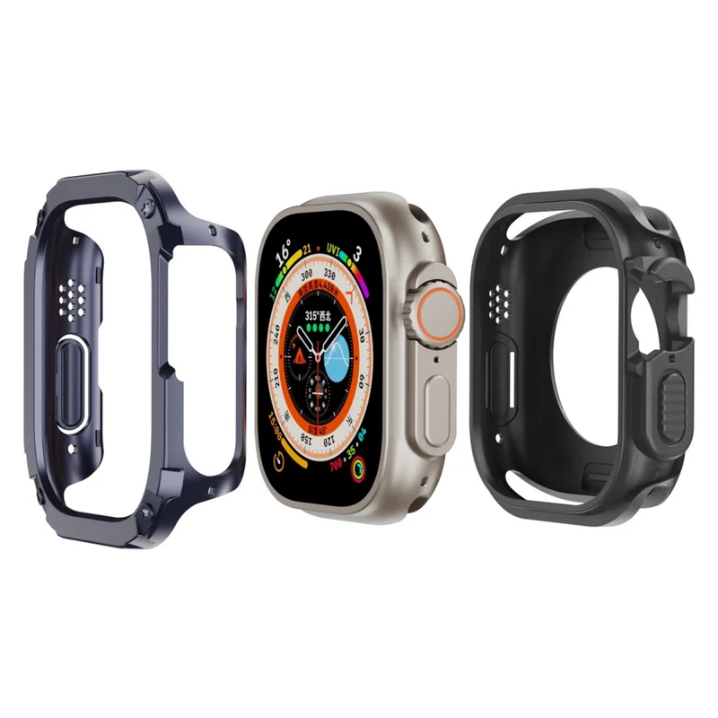 Flexibel Apple Watch Ultra 2 / Apple Watch Ultra Silikon Universell Armband