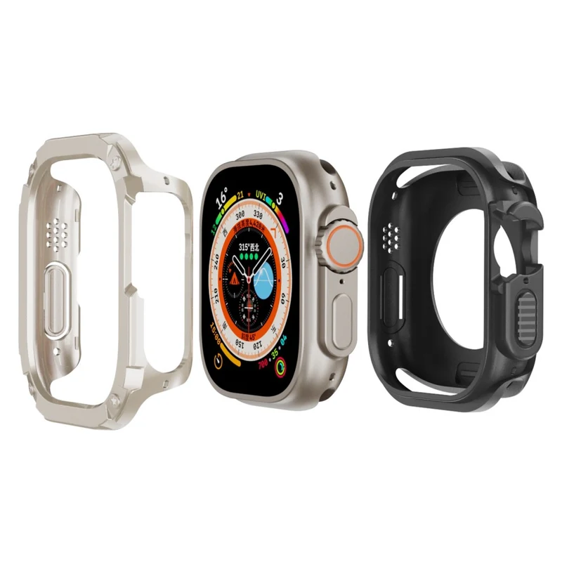 Flexibel Apple Watch Ultra 2 / Apple Watch Ultra Silikon Universell Armband
