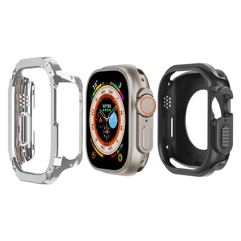 Flexibel Apple Watch Ultra 2 / Apple Watch Ultra Silikon Universell Armband
