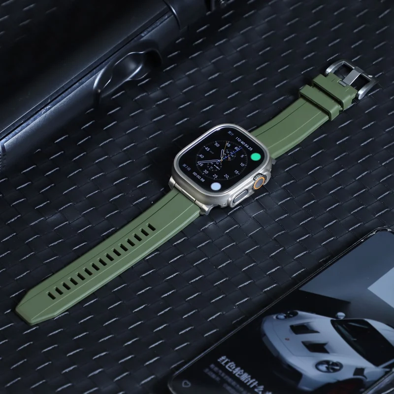 Sehr Angenehm Apple Smartwatch Silikon Universell Armband