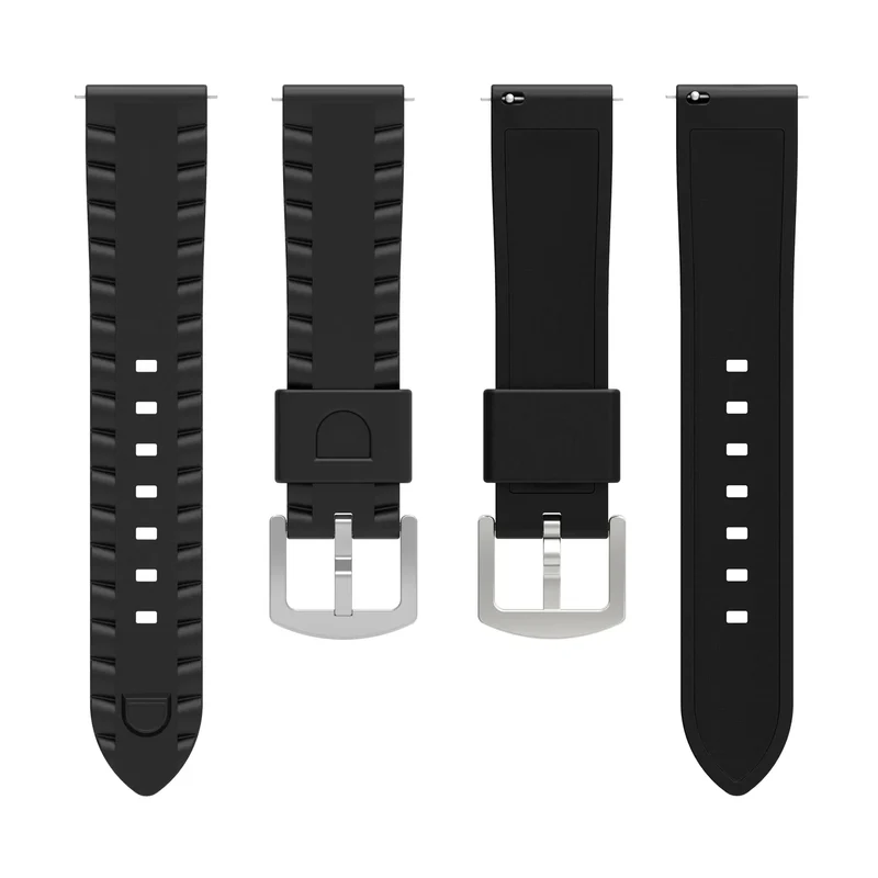 Stahlgear Zeus Wave Silikonarmband (Schwarz)