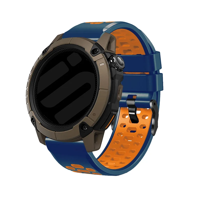 Stahlgear Zeus Sport Schnallenarmband (Blau/Orange)