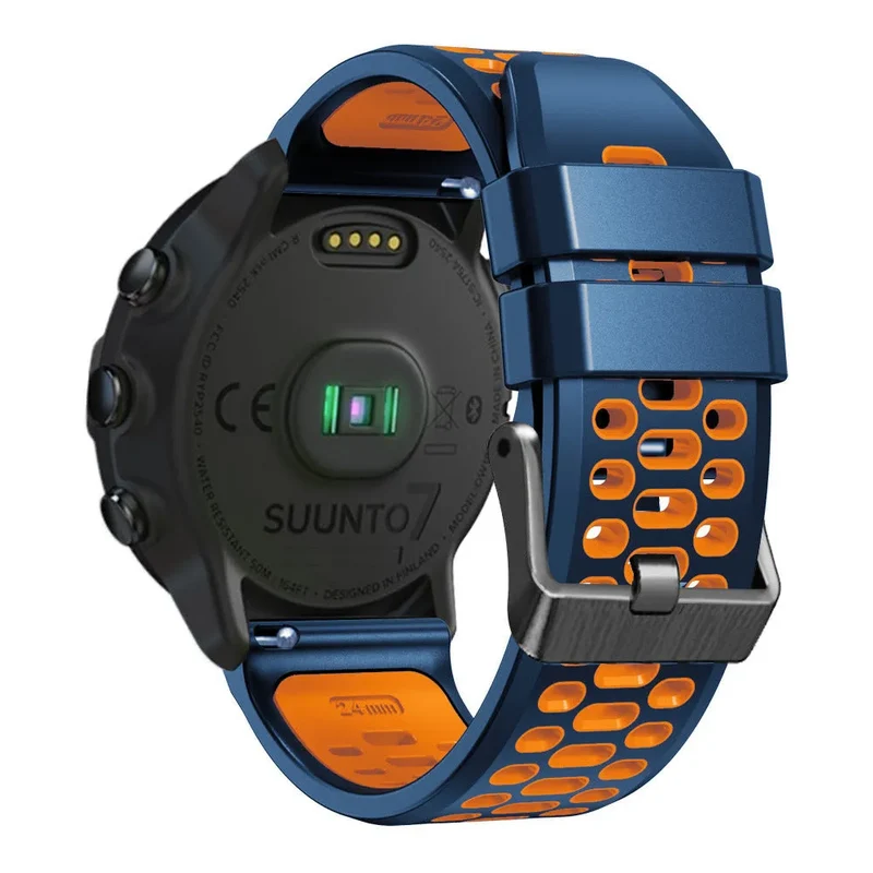 Stahlgear Zeus Sport Schnallenarmband (Blau/Orange)