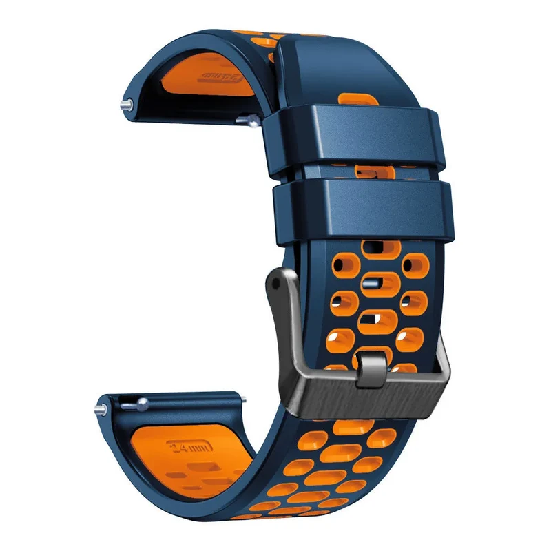 Stahlgear Zeus Sport Schnallenarmband (Blau/Orange)