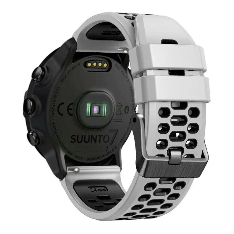 Stahlgear Zeus Sport Schnallenarmband (Weiß/Schwarz)