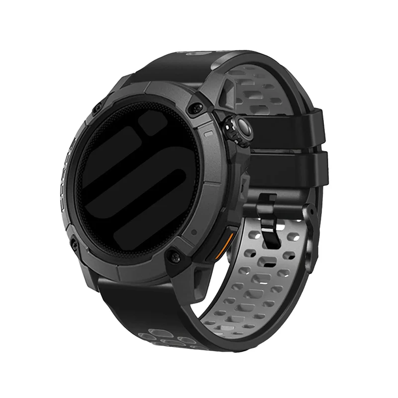 Stahlgear Zeus Sport Schnallenarmband (Schwarz/Grau)
