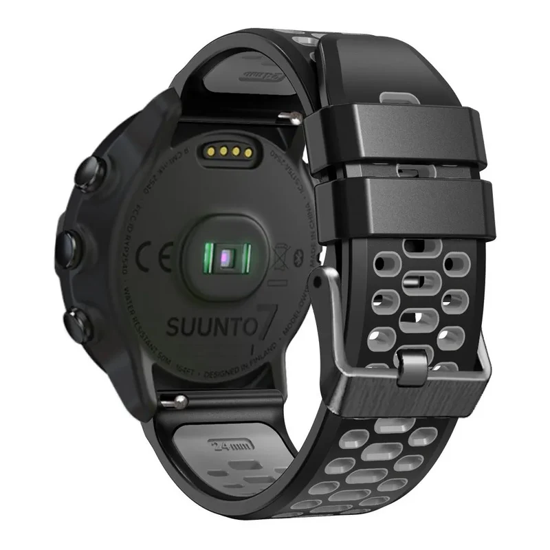 Stahlgear Zeus Sport Schnallenarmband (Schwarz/Grau)