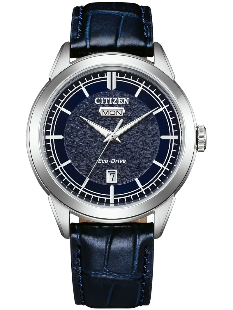 Citizen Eco-Drive AW0151-00L Herrenuhr Blau • Solarbetrieb • Tag- und Datumsanzeige