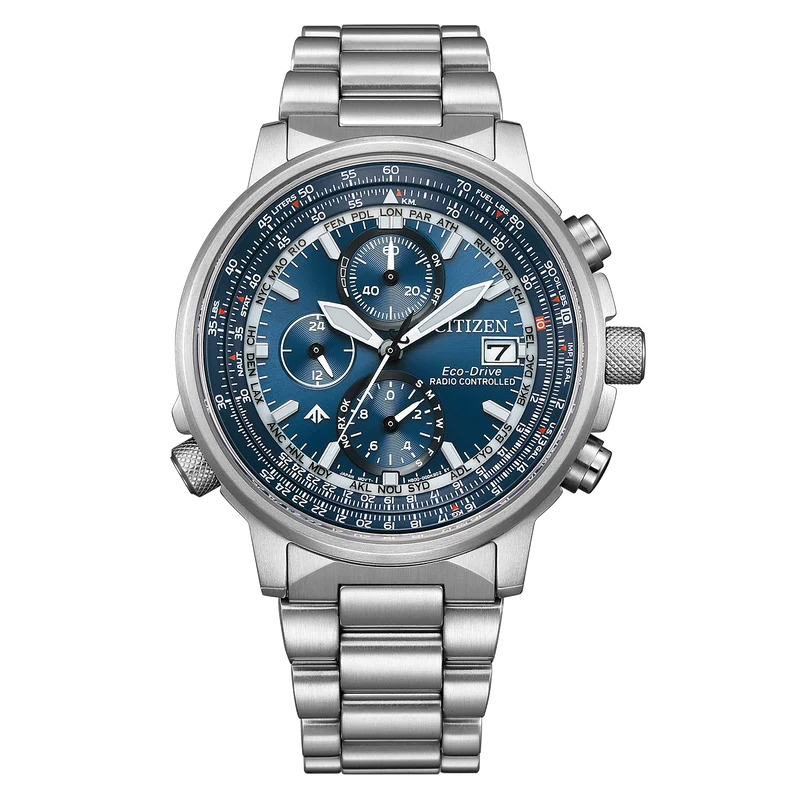 Citizen Promaster Sky AT8300-58E Herrenuhr Schwarz • Saphirglas • Funk-Eco-Drive
