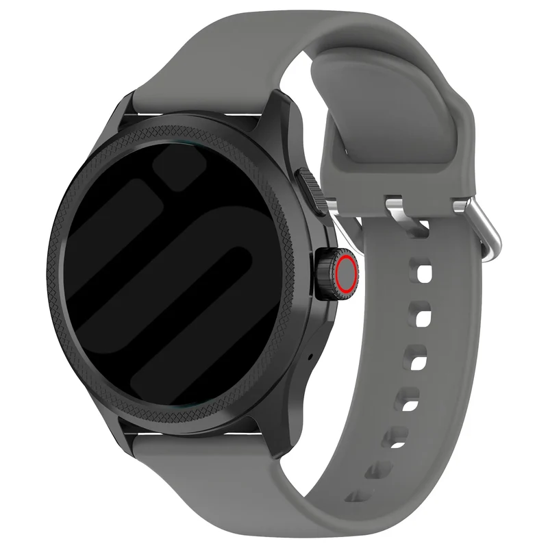 Stahlgear Zeus Silikon Schnallenarmband (Dunkelgrau)