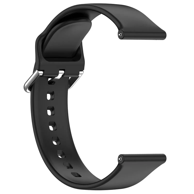 Stahlgear Zeus Silikon Schnallenarmband (Schwarz)