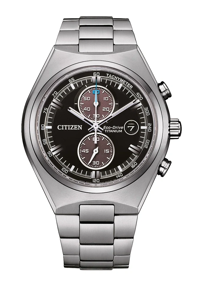Citizen CA7090-87L Super Titanium Eco-Drive Chronograph Blau • Saphirglas • Solar-Uhrwerk