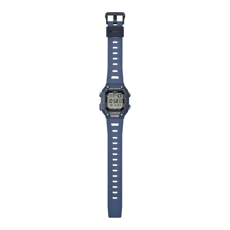 Casio WS-B1000-2AVEF Herren Armbanduhr Blau • Bluetooth Schrittzähler • 10 ATM Wasserschutz