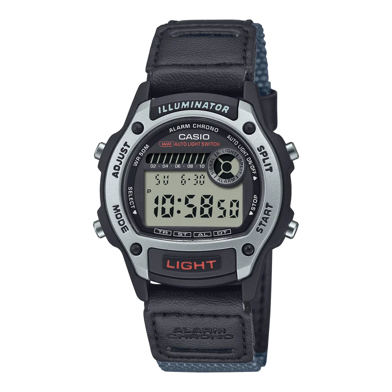 Casio W-220HF-8AVEF Unisex Armbanduhr • Alarm-Chronograph • Digitales Quarzwerk