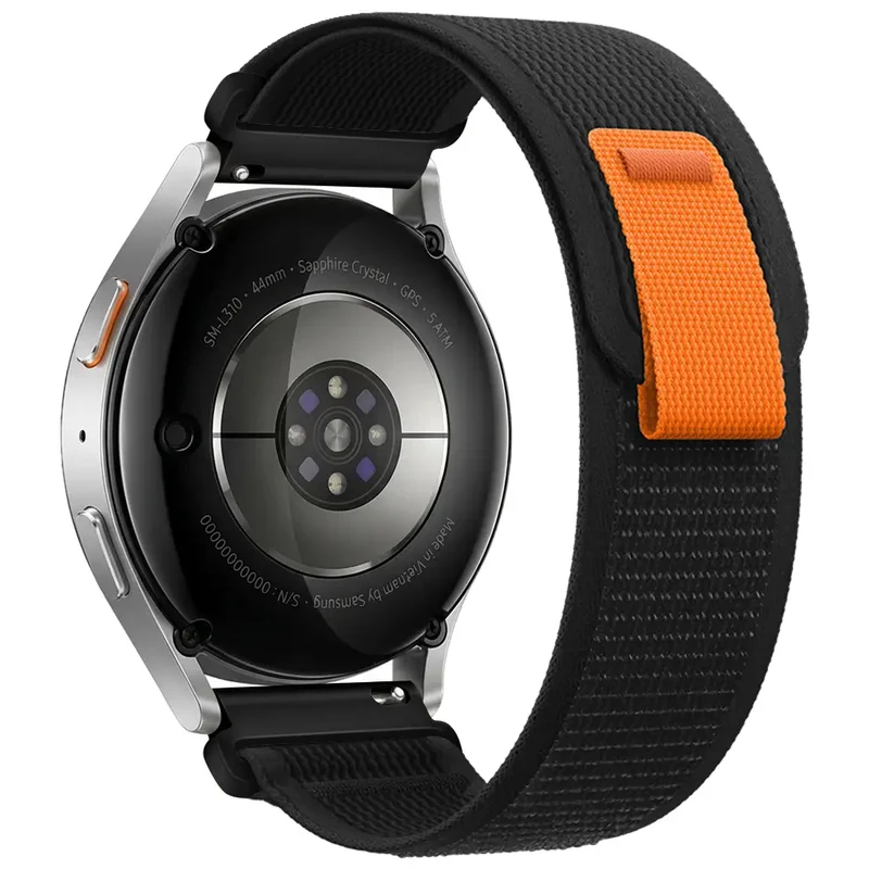 ICE Smart 3.0 Rectangular 1.78 Trail Nylonarmband (Schwarz)