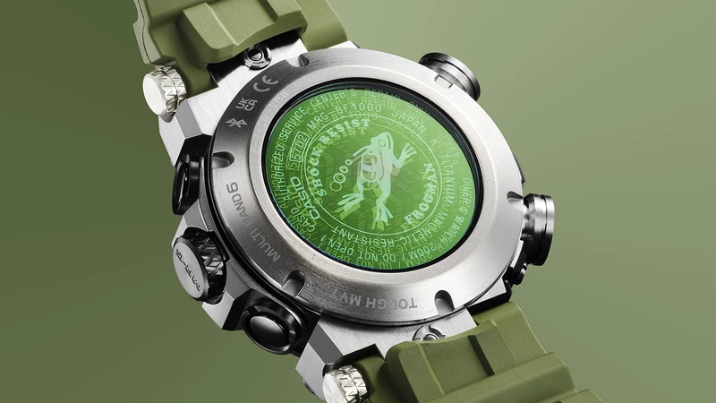 Casio MR-G MRG-BF1000RG-3ADR Herren • Saphirglas • Titan-Taucheruhr 200 m