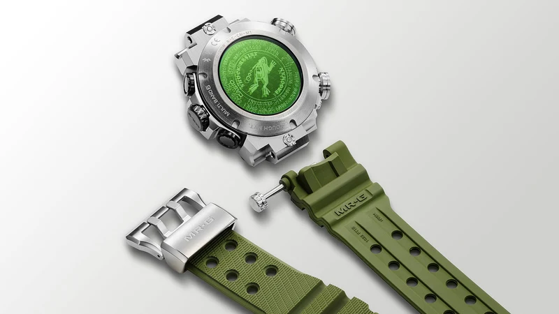 Casio MR-G MRG-BF1000RG-3ADR Herren • Saphirglas • Titan-Taucheruhr 200 m