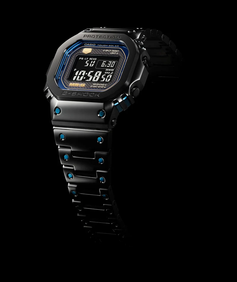 Casio G-Shock MRG-B5000BA-1DR Herren Armbanduhr • Titan & Cobarion Gehäuse • Funk-Solar