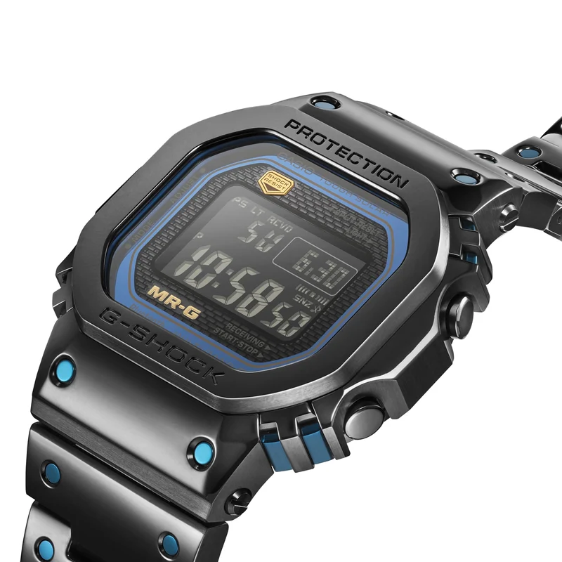Casio G-Shock MRG-B5000BA-1DR Herren Armbanduhr • Titan & Cobarion Gehäuse • Funk-Solar