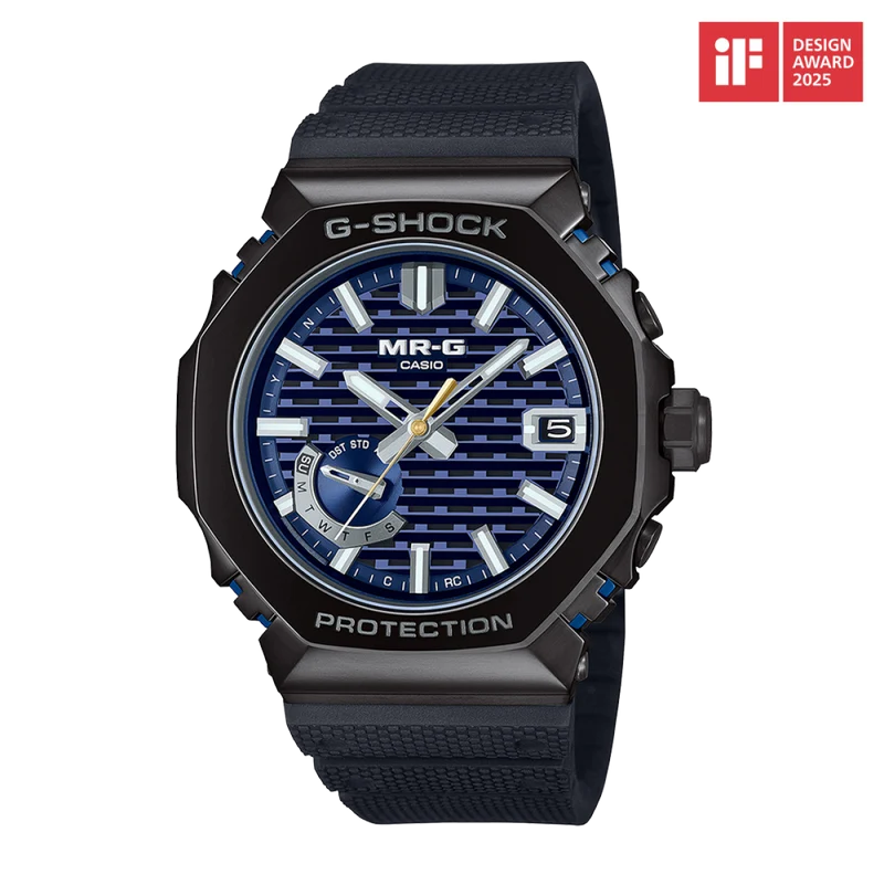 Casio MR-G MRG-B2100R-2ADR Herrenuhr • Tough Solar mit Bluetooth • Saphirglas