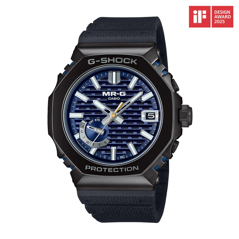 Casio MR-G MRG-B2100R-2ADR Herrenuhr • Tough Solar mit Bluetooth • Saphirglas
