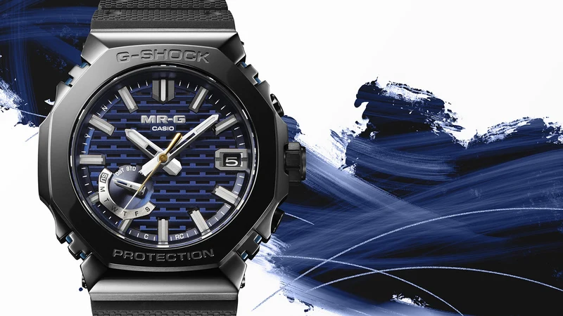 Casio MR-G MRG-B2100R-2ADR Herrenuhr • Tough Solar mit Bluetooth • Saphirglas