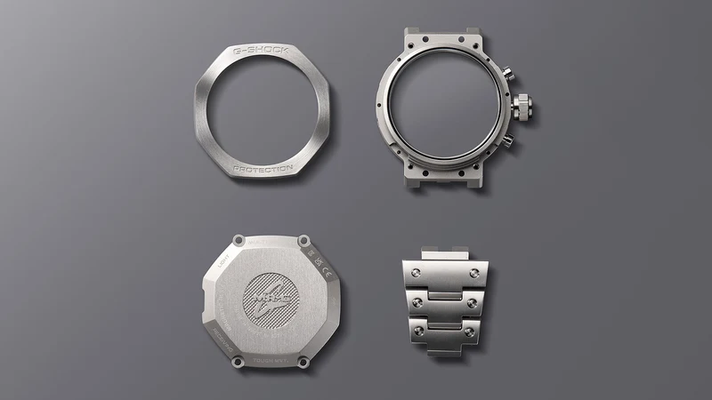 Casio MR-G MRG-B2100D-1ADR Herrenuhr • Tough Solar mit Bluetooth • Titan-Gehäuse aus Japan