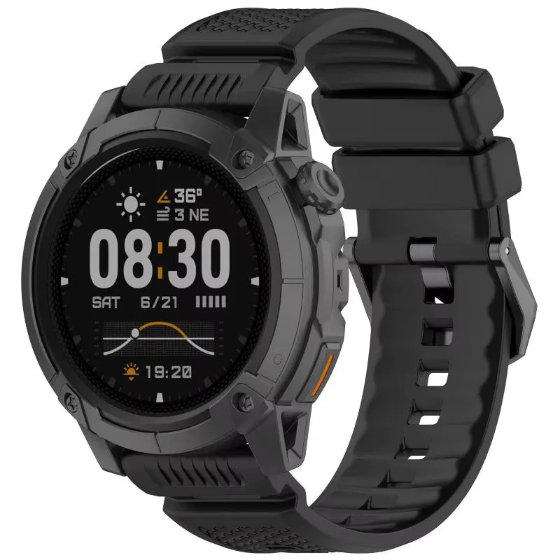 Stahlgear Zeus Silikonarmband (Schwarz)