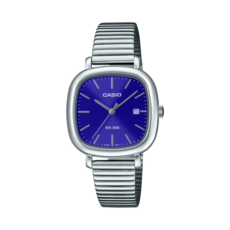 Casio LTP-B166D-2AVEF Damen-Armbanduhr • Mineralglas • Datumsanzeige