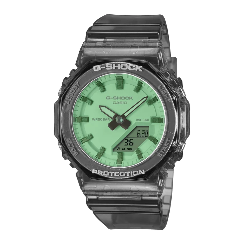 Casio GMA-P2100SR-1AER G-Shock Classic Damen Armbanduhr • Ana-Digi • Transparentes Sommmerdesign